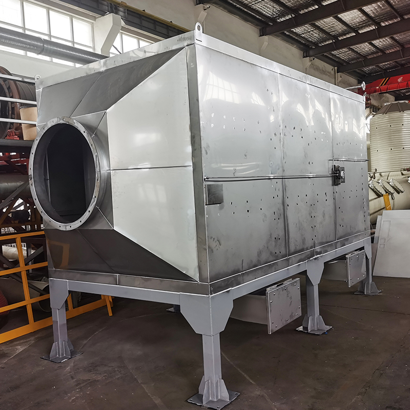 هيكل التحميل العلوي والتفريغ الجانبي صندوق امتصاص الكربون المنشط المصنوع من الفولاذ المقاوم للصدأ 304