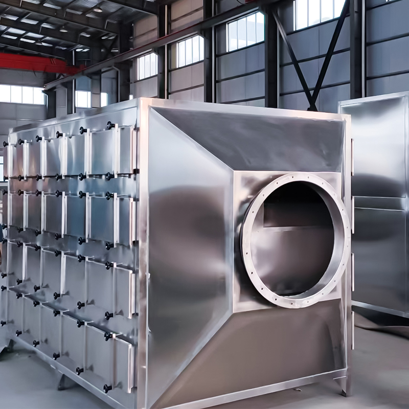 هيكل درج صندوق امتصاص الكربون المنشط المصنوع من الفولاذ المقاوم للصدأ 304