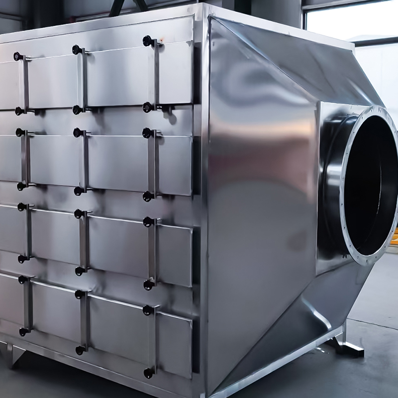 هيكل درج صندوق امتصاص الكربون المنشط المصنوع من الفولاذ المقاوم للصدأ 304