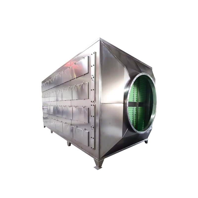 هيكل درج صندوق امتصاص الكربون المنشط المصنوع من الفولاذ المقاوم للصدأ 304