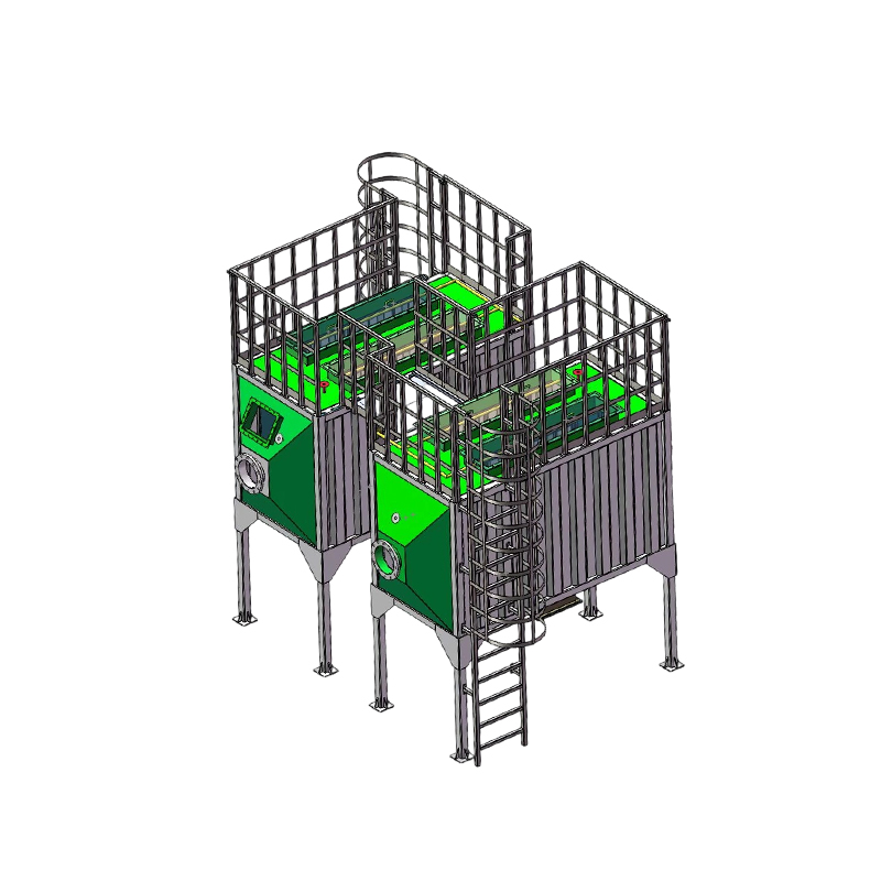 صندوق امتصاص الكربون المنشط ذو التحميل العلوي والتحميل الجانبي السفلي