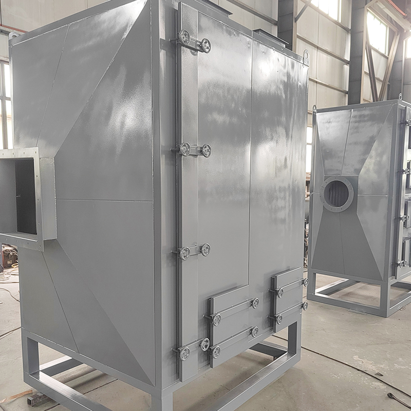 صندوق امتصاص الكربون المنشط ذو التحميل العلوي والتحميل الجانبي السفلي